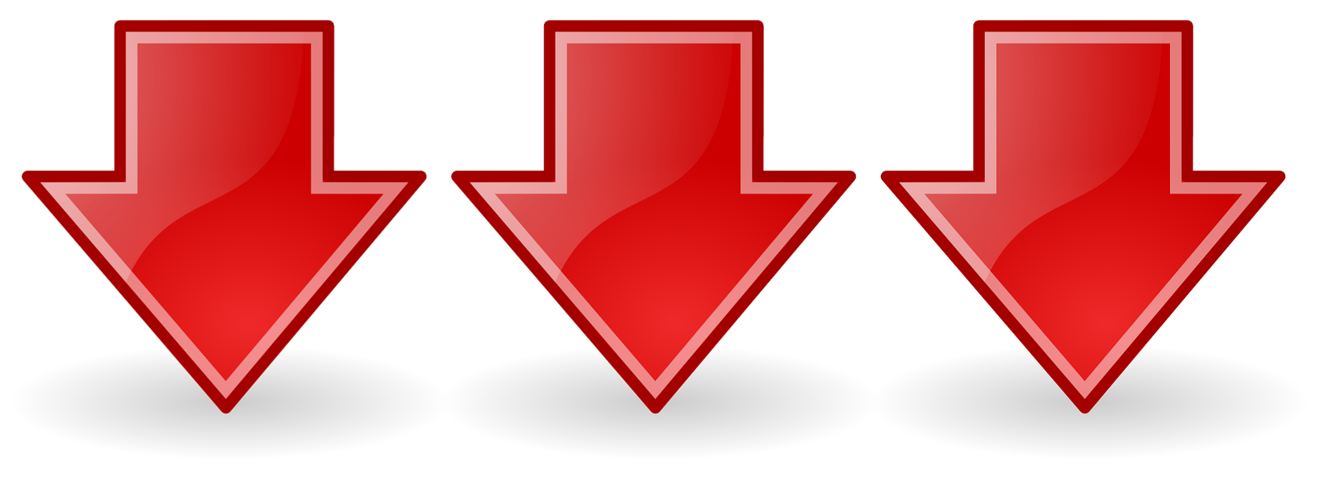 Flèches vers le bas