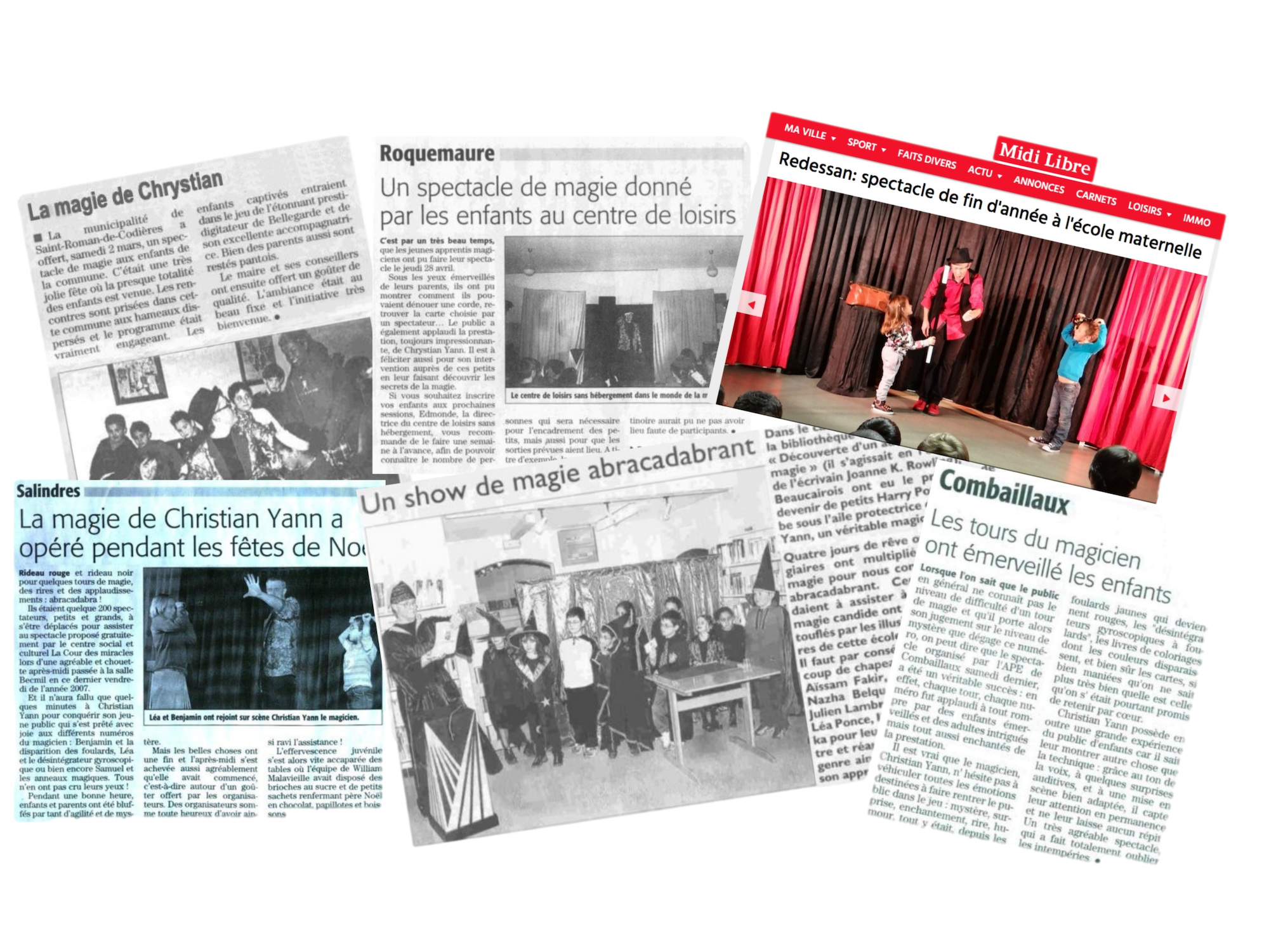 Articles de presse sur AbracadaShow