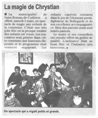 Article presse Stroman